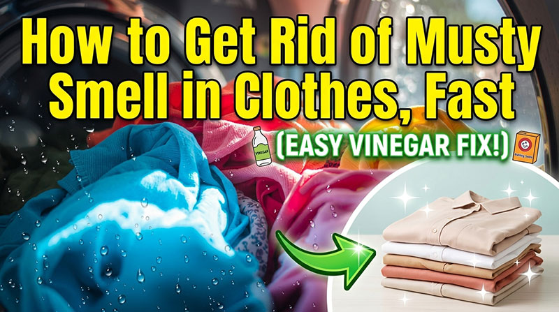How to Get Rid of Musty Smell in Clothes, Fast