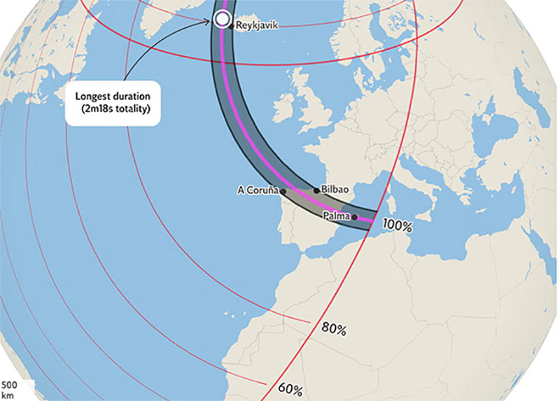 Eclipse 2026 UK solar eclipse visibility map