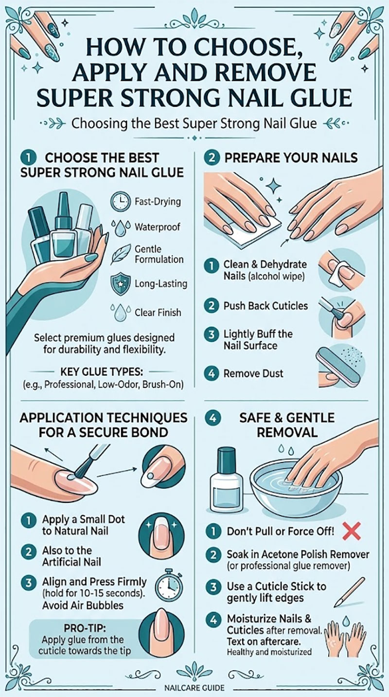 How to Choose, Apply and Remove Super Strong Nail Glue Choosing the Best Super Strong Nail Glue